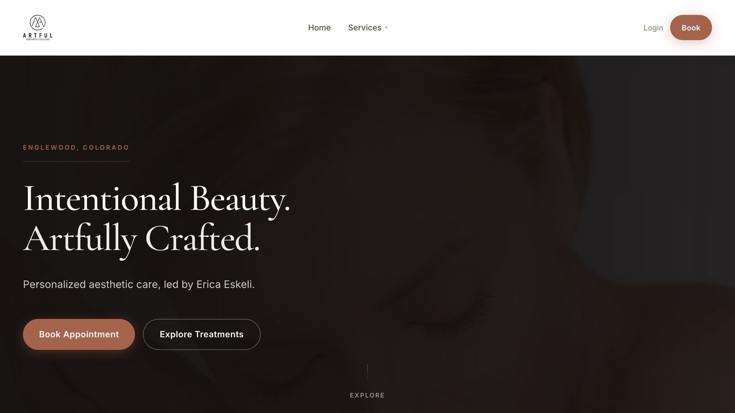 Artful Aesthetic Medicine website preview