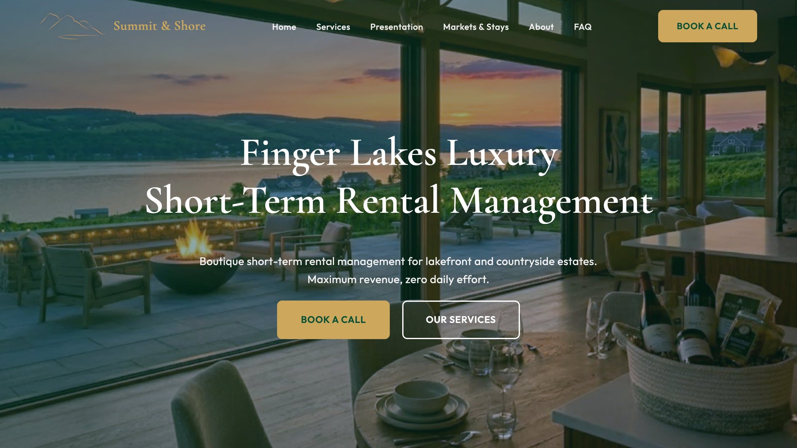 Summit & Shore website preview