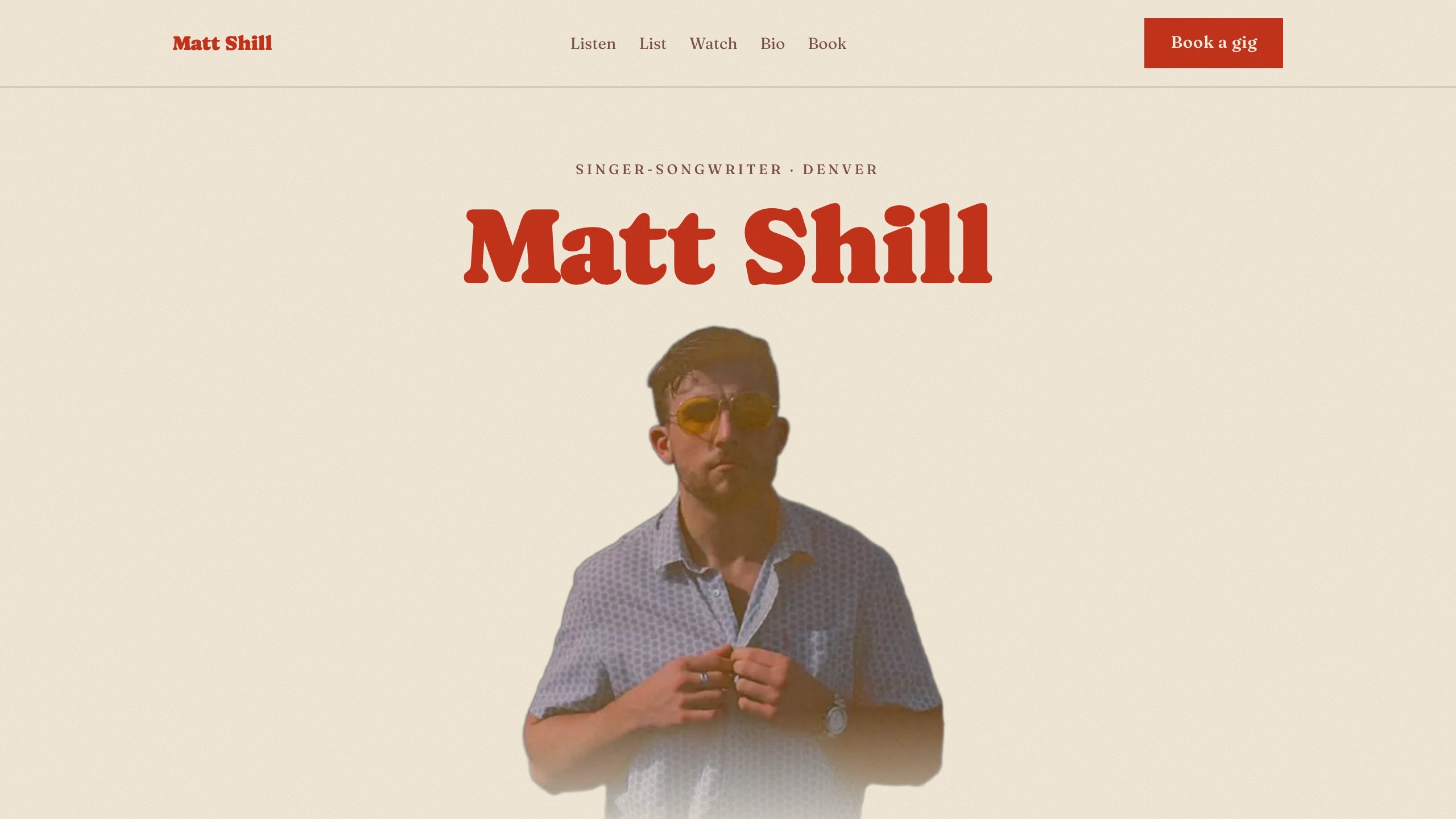 Matt Shill website preview